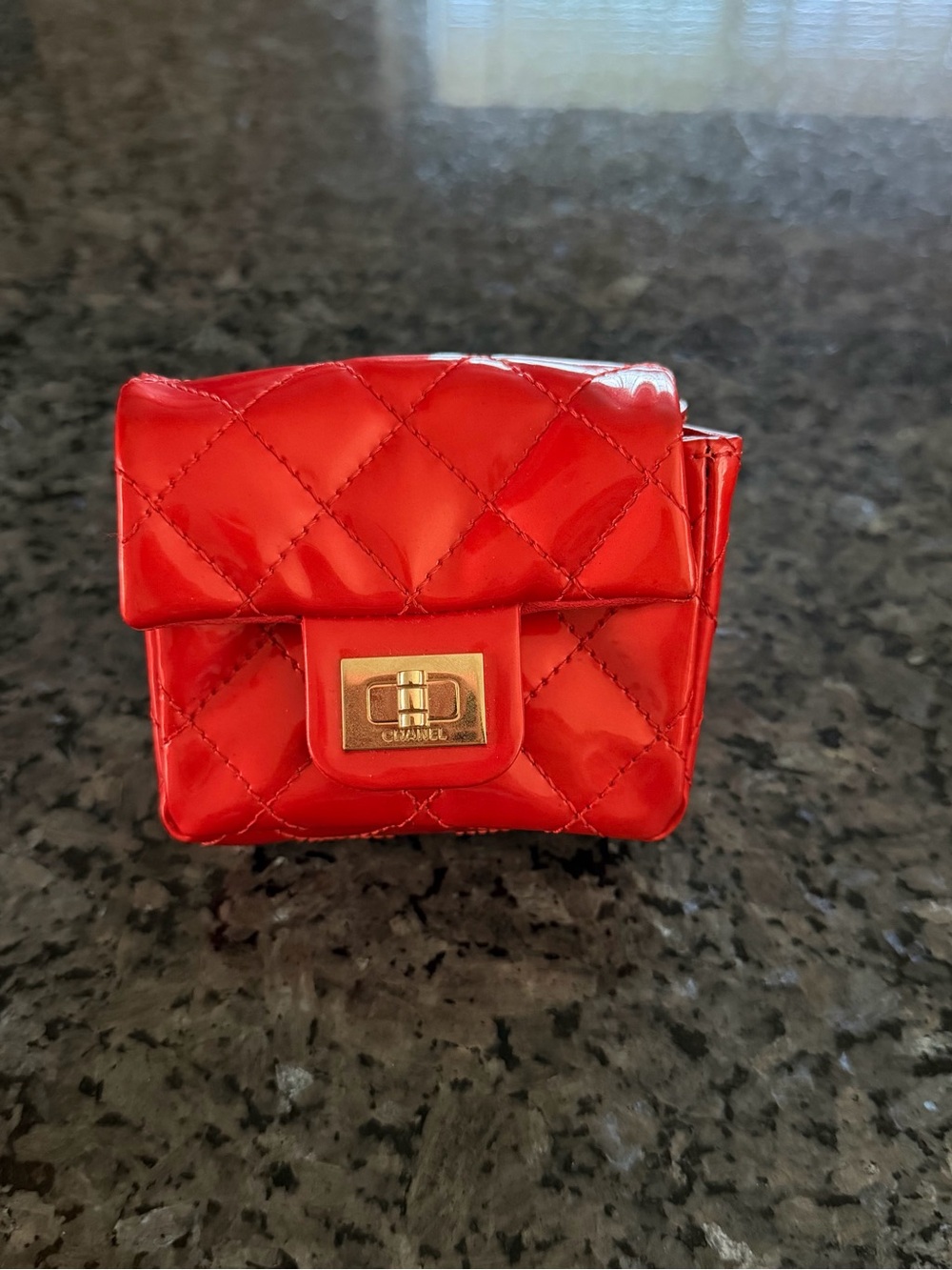 CHANEL ankle monitor bag